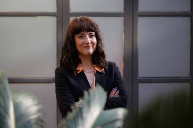 Estel Sole erhält den Premi Ramon Llull Award 2025 Estel Solé wins the Premi Ramon Llull 2025 with her novel Aquest tros de vida The writer, playwright and actress Estel Solé Casadellà poses after learning that she has been awarded the Premi Ramon Llull for novels, at the Casa Mimosa hotel, Estel Solé Casadellà has won the 45th Premi de les Lletres Catalanes Ramon Llull, endowed with 60,000 euros, with her novel about human fragility and resilience, Aquest tros de vida , The Ramon Llull Novel Prize is a literary award given each year to a novel originally written in Catalan. Founded in 1981 by the publisher José Manuel Lara, it is awarded and published by Editorial Planeta 24 JANUARY 2025 RAMON LLUL ESTEL SOLÉ NOVEL PRIZE Kike Rincó Barcelona Catalonia Barcelona Catalonia Catalonia Spain  Copyright: xKikexRinconx 6475219