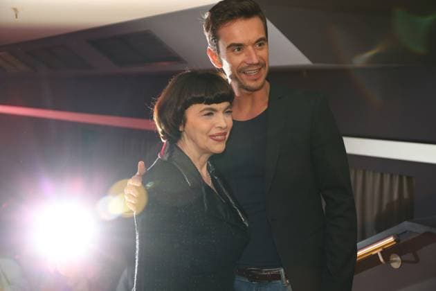 Mireille Mathieu und Florian Silbereisen auf der After Showparty nach dem Adventsfest der 100.000 Lichter - Suhl am 29.11.2014 Suhl Germany *** Mireille Mathieu and Florian Silbereisen at the After Showparty to the Advent festival the 100 000 Lights Suhl on 29 11 2014 Suhl Germany
