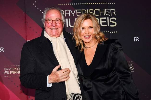 Friedrich von Thun and Veronica Ferres at the Bavarian Film Award ceremony on 24 01 2025 at the Prinzregententheater in Munich Bavarian Film Award 2025 in Munich