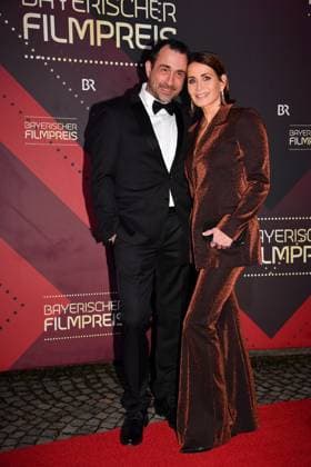Oliver Haas and Anja Kling at the Bavarian Film Award ceremony on 24 01 2025 at the Prinzregententheater in Munich Bavarian Film Award 2025 in Munich