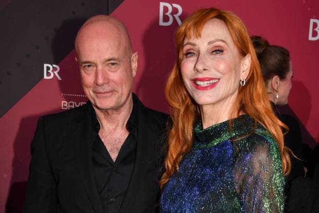 Christian Berkel and Andrea Sawatzki at the Bavarian Film Award ceremony on 24 01 2025 at the Prinzregententheater in Munich Bavarian Film Award 2025 in Munich