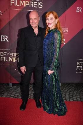 Christian Berkel and Andrea Sawatzki at the Bavarian Film Award ceremony on 24 01 2025 at the Prinzregententheater in MunichNina Gnaedig Bavarian Film Award 2025 in Munich