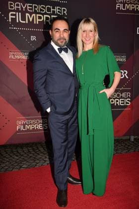 Adnan Maral and Franziska Maral at the Bavarian Film Award ceremony on 24 01 2025 at the Prinzregententheater in Munich Bavarian Film Award 2025 in Munich
