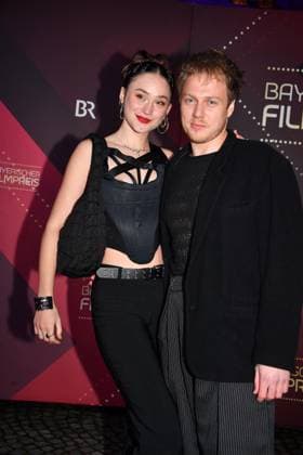 Marlina Mitterhofer and Anselm Juhani Muellerschoen at the Bavarian Film Award ceremony on 24 01 2025 at the Prinzregententheater in Munich Bavarian Film Award 2025 in Munich