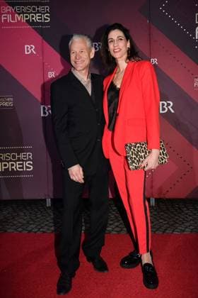 Steffen Wink and Genoveva Mayer at the Bavarian Film Award ceremony on 24 01 2025 at the Prinzregententheater in Munich Bavarian Film Award 2025 in Munich