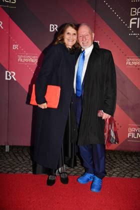 Corinna Binzer and Sepp Schauer at the Bavarian Film Award ceremony on 24 01 2025 at the Prinzregententheater in Munich Bavarian Film Award 2025 in Munich