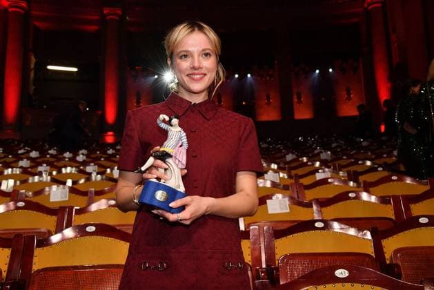 Jella Haase at the Bavarian Film Award ceremony on 24 01 2025 at the Prinzregententheater in Munich Bavarian Film Award 2025 in Munich