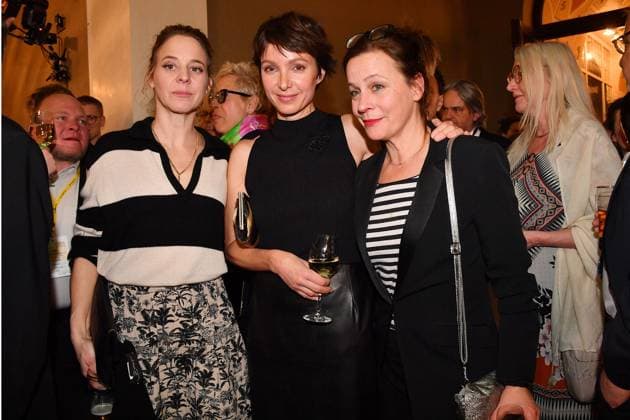 Bernadette Heerwagen, Julia Koschitz and Jule Ronstedt at the Bavarian Film Award ceremony on 24 01 2025 at the Prinzregententheater in Munich Bavarian Film Award 2025 in Munich