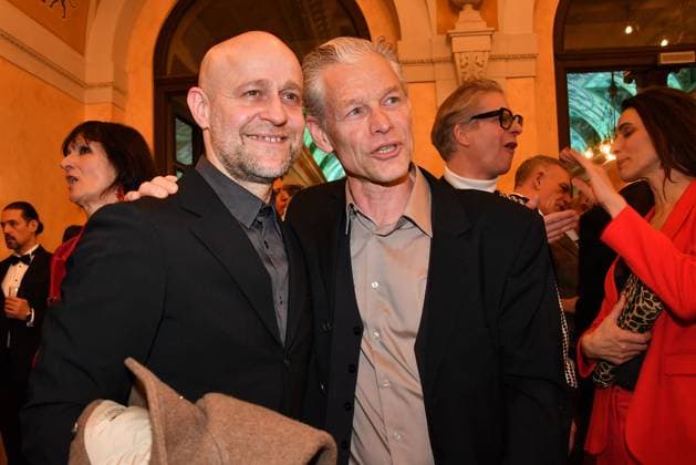 Juergen Vogel and Steffen Wink at the Bavarian Film Award ceremony on 24 01 2025 at the Prinzregententheater in Munich Bavarian Film Award 2025 in Munich