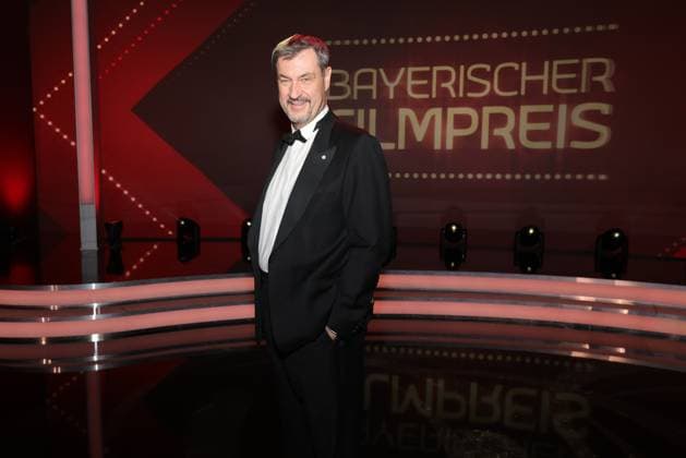 Bavarian Film Award 2024 Bavarian Prime Minister Dr. Markus Söder Presentation of the 45 Bavarian Film Award 2023 on 24 01 2025 at the Prinzregententheater in Munich Bavaria, Germany