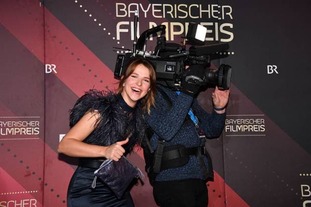 Leonie Brill at the Bavarian Film Award ceremony on 24 01 2025 at the Prinzregententheater in Munich Bavarian Film Award 2025 in Munich