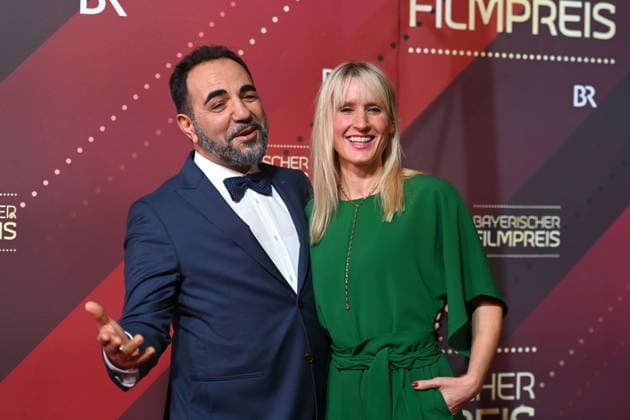 Adnan Maral, Franziska Maral Red Carpet,Red Carpet,Bavarian Film Award 2024 on 24 01 2025 at the Prinzregententheater in Munich