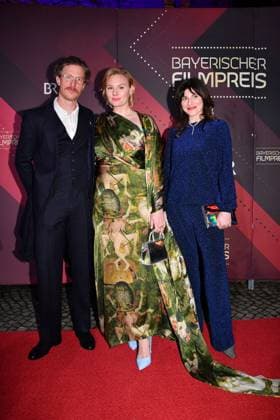 Golo Euler, Rosalie Thomass and Eva Bay at the Bavarian Film Award ceremony on 24 01 2025 at the Prinzregententheater in Munich Bavarian Film Award 2025 in Munich