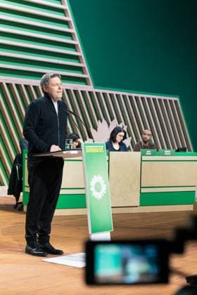 26.01.2025,Berlin,Bundesdelegiertenkonferenz Bündnis 90 Grüne im CityCube,Robert Habeck *** 26 01 2025,Berlin,Alliance 90 Greens federal delegates conference in the CityCube,Robert Habeck