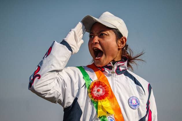 News Themen der Woche KW04 India s 76th Republic Day Celebrations In Kashmir A student shouts in the parade during India s 76th Republic Day celebrations in Srinagar, Jammu and Kashmir, on January 26, 2025. SRINAGAR India  Copyright: xFirdousxNazirx originalFilename: nazir-notitle250126_npXPx.jpg