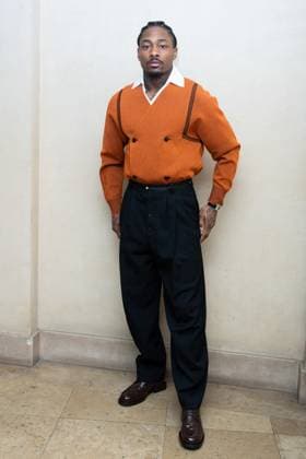 PFW Jacquemus Photocall Stefon Diggs attending the Jacquemus Menswear Fall-Winter 2025 2026 show as part of Paris Fashion Week in Paris, France on January 26, 2025. Photo by Aurore Marechal ABACAPRESS.COM Paris France  Copyright: xMarechalxAurore ABACAx