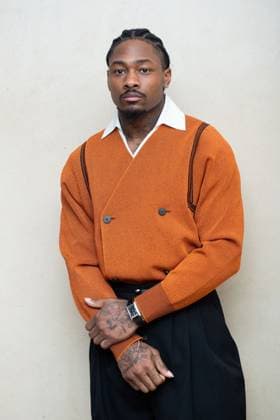 PFW Jacquemus Photocall Stefon Diggs attending the Jacquemus Menswear Fall-Winter 2025 2026 show as part of Paris Fashion Week in Paris, France on January 26, 2025. Photo by Aurore Marechal ABACAPRESS.COM Paris France  Copyright: xMarechalxAurore ABACAx