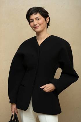 PFW Jacquemus Photocall Audrey Tautou attending the Jacquemus Menswear Fall-Winter 2025 2026 show as part of Paris Fashion Week in Paris, France on January 26, 2025. Photo by Aurore Marechal ABACAPRESS.COM Paris France  Copyright: xMarechalxAurore ABACAx