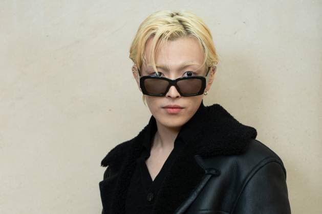 PFW Jacquemus Photocall Hong Joong attending the Jacquemus Menswear Fall-Winter 2025 2026 show as part of Paris Fashion Week in Paris, France on January 26, 2025. Photo by Aurore Marechal ABACAPRESS.COM Paris France  Copyright: xMarechalxAurore ABACAx