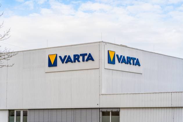 Nördlingen, Bavaria, Germany - 25 January 2025: The Varta plant in Nördlingen, a production facility of VARTA AG, specializing in the manufacture of batteries *** Das Varta-Werk in Nördlingen, eine Produktionsstätte der VARTA AG, spezialisiert auf die Herstellung von Batterien