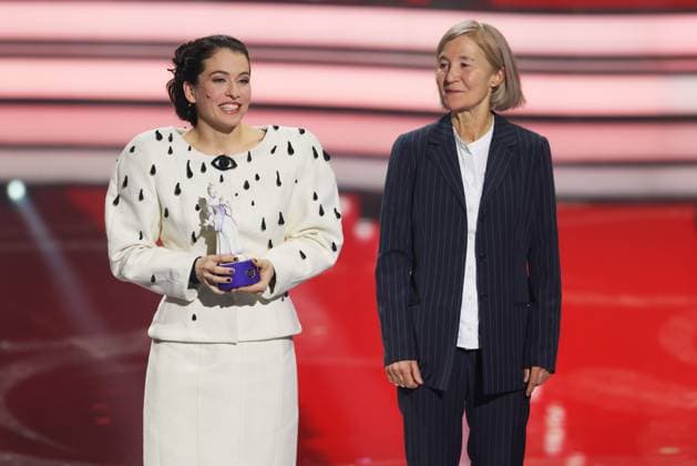 Bavarian Film Award 2024 Henriette Confurius and Judith Kaufmann Presentation of the 46 Bavarian Film Award 2024 on 24 01 2025 at the Prinzregententheater in Munich Bavaria, Germany