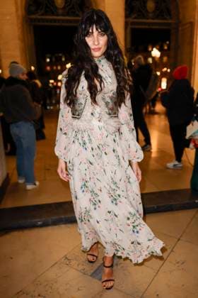 PFW - Gianbattista Arrivals Tuba Buyukustun arrives to Gianbattista Valli fashion show during the Haute Couture Fall Winter 2025 - 2026 Fashion Week on January 27, 2025 in Paris, France. Photo by Marco Piovanotto ABACAPRESS.COM Paris France  Copyright: xPiovanottoxMarco ABACAx