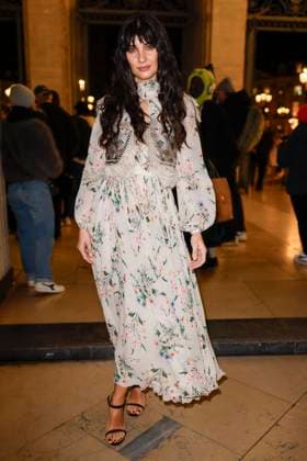 PFW - Gianbattista Arrivals Tuba Buyukustun arrives to Gianbattista Valli fashion show during the Haute Couture Fall Winter 2025 - 2026 Fashion Week on January 27, 2025 in Paris, France. Photo by Marco Piovanotto ABACAPRESS.COM Paris France  Copyright: xPiovanottoxMarco ABACAx