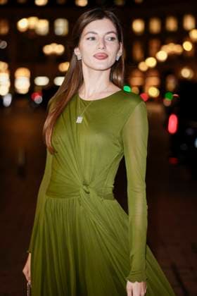 PFW - Gianbattista Arrivals Valery Kaufman arrives to Gianbattista Valli fashion show during the Haute Couture Fall Winter 2025 - 2026 Fashion Week on January 27, 2025 in Paris, France. Photo by Marco Piovanotto ABACAPRESS.COM Paris France  Copyright: xPiovanottoxMarco ABACAx