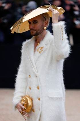 PFW - Schiaparell Arrivals Paris, France - January 27: Guest arrives to Schiaparelli fashion show during the Haute Couture Fall Winter 2025 - 2026 Fashion Week on January 27, 2025 in Paris, France. Photo by Marco Piovanotto Abacapress Paris France  Copyright: xPiovanottoxMarco ABACAx