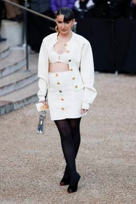 PFW - Schiaparell Arrivals Paris, France - January 27: Guest arrives to Schiaparelli fashion show during the Haute Couture Fall Winter 2025 - 2026 Fashion Week on January 27, 2025 in Paris, France. Photo by Marco Piovanotto Abacapress Paris France  Copyright: xPiovanottoxMarco ABACAx