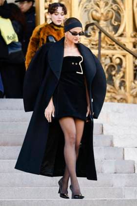 PFW - Schiaparell Arrivals Paris, France - January 27: Guest arrives to Schiaparelli fashion show during the Haute Couture Fall Winter 2025 - 2026 Fashion Week on January 27, 2025 in Paris, France. Photo by Marco Piovanotto Abacapress Paris France  Copyright: xPiovanottoxMarco ABACAx