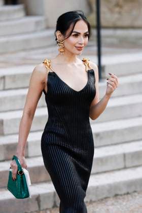PFW - Schiaparell Arrivals Paris, France - January 27: Guest arrives to Schiaparelli fashion show during the Haute Couture Fall Winter 2025 - 2026 Fashion Week on January 27, 2025 in Paris, France. Photo by Marco Piovanotto Abacapress Paris France  Copyright: xPiovanottoxMarco ABACAx