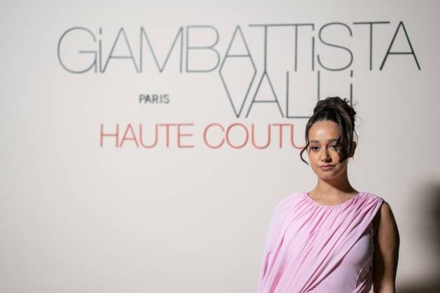 Giambattista Valli - Arrival PARIS, FRANCE - JANUARY 27: Lena Mahfouf attends the Giambattista Valli Haute Couture Spring-Summer 2025 show as part of Paris Fashion Week on January 27, 2025 in Paris, France. (, Credit:Lounis Tiar Avalon France, Paris, Place Vendome  Copyright: xLounisxTiarx xAvalonx 0958140427