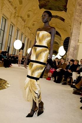 Schiaparelli Haute Couture spring summer 2025, Paris January 2025 Schiaparelli Haute Couture spring summer 2025, Paris January 2025, Credit:Zeppelin Avalon  Copyright: xZeppelinx xAvalonx 0958239401