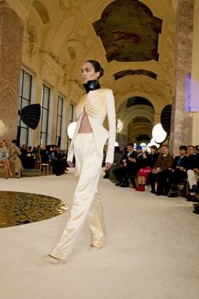 Schiaparelli Haute Couture spring summer 2025, Paris January 2025 Schiaparelli Haute Couture spring summer 2025, Paris January 2025, Credit:Zeppelin Avalon  Copyright: xZeppelinx xAvalonx 0958239599