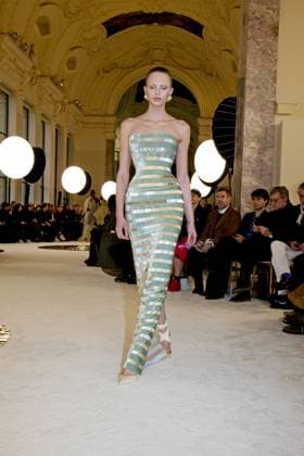 Schiaparelli Haute Couture spring summer 2025, Paris January 2025 Schiaparelli Haute Couture spring summer 2025, Paris January 2025, Credit:Zeppelin Avalon  Copyright: xZeppelinx xAvalonx 0958239443