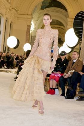 Schiaparelli Haute Couture spring summer 2025, Paris January 2025 Schiaparelli Haute Couture spring summer 2025, Paris January 2025, Credit:Zeppelin Avalon  Copyright: xZeppelinx xAvalonx 0958239476