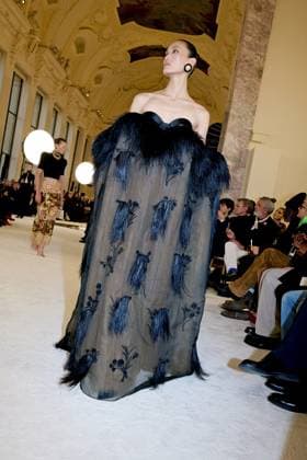 Schiaparelli Haute Couture spring summer 2025, Paris January 2025 Schiaparelli Haute Couture spring summer 2025, Paris January 2025, Credit:Zeppelin Avalon  Copyright: xZeppelinx xAvalonx 0958239517