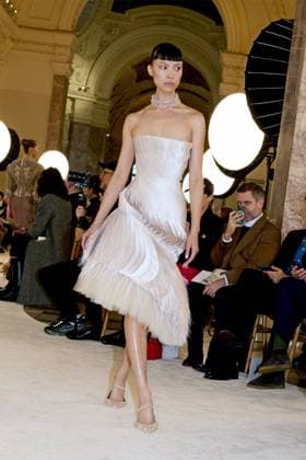 Schiaparelli Haute Couture spring summer 2025, Paris January 2025 Schiaparelli Haute Couture spring summer 2025, Paris January 2025, Credit:Zeppelin Avalon  Copyright: xZeppelinx xAvalonx 0958239523