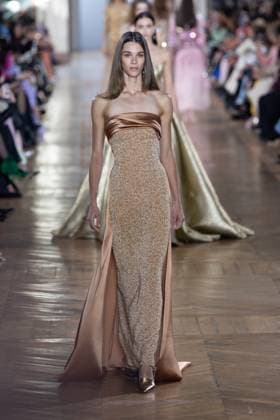 Paris Fashion Week, Georges Hobeika Modenschau Paris Fashion Week Defile Georges Hobeika Defile printemps ete 2025 de Georges Hobeika 439745 2025 01 27 Paris France  Copyright: xSebastienxFremontx xStarfacex STAR_439745_049