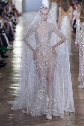 Paris Fashion Week, Georges Hobeika Modenschau Paris Fashion Week Defile Georges Hobeika Defile printemps ete 2025 de Georges Hobeika 439745 2025 01 27 Paris France  Copyright: xSebastienxFremontx xStarfacex STAR_439745_063