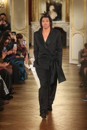 PFW Henry Samuel Klum Henry Samuel Klum (Son of Heidi Klum and Seal) walks the runway during the Lena Erziak Women s Haute-Couture Spring Summer 2025 show as part of Paris Fashion Week in Paris, France on January 28, 2025. Photo by Jerome Dominé ABACAPRESS.COM  Copyright: xDominexJerome ABACAx