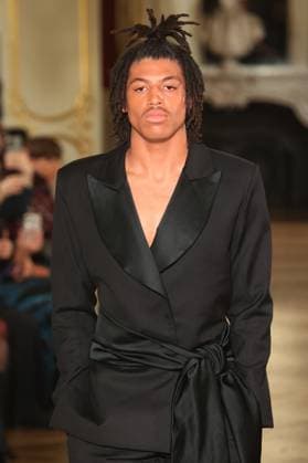 PFW Henry Samuel Klum Henry Samuel Klum (Son of Heidi Klum and Seal) walks the runway during the Lena Erziak Women s Haute-Couture Spring Summer 2025 show as part of Paris Fashion Week in Paris, France on January 28, 2025. Photo by Jerome Dominé ABACAPRESS.COM  Copyright: xDominexJerome ABACAx