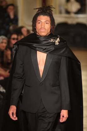 PFW Henry Samuel Klum Henry Samuel Klum (Son of Heidi Klum and Seal) walks the runway during the Lena Erziak Women s Haute-Couture Spring Summer 2025 show as part of Paris Fashion Week in Paris, France on January 28, 2025. Photo by Jerome Dominé ABACAPRESS.COM  Copyright: xDominexJerome ABACAx