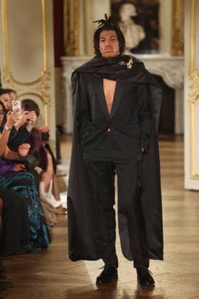 PFW Henry Samuel Klum Henry Samuel Klum (Son of Heidi Klum and Seal) walks the runway during the Lena Erziak Women s Haute-Couture Spring Summer 2025 show as part of Paris Fashion Week in Paris, France on January 28, 2025. Photo by Jerome Dominé ABACAPRESS.COM  Copyright: xDominexJerome ABACAx