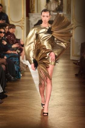 PFW Lena Erziak Runway A Model walks the runway during the Lena Erziak Women s Haute-Couture Spring Summer 2025 show as part of Paris Fashion Week in Paris, France on January 28, 2025. Photo by Jerome Dominé ABACAPRESS.COM  Copyright: xDominexJerome ABACAx