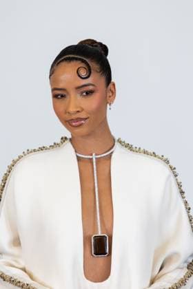 PFW - Stephane Rolland HC - Photocall NB Flora Coquerel attends the Schiaparelli Haute Couture Spring-Summer 2025 show as part of Paris Fashion Week on January 28 2025 in Paris, France. Photo by Nasser Berzane ABACAPRESS.COM Paris France  Copyright: xBerzanexNasser ABACAx