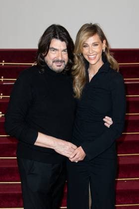 PFW - Stephane Rolland HC - Photocall NB Stephane Rolland, Ophelie Meunier attends the Schiaparelli Haute Couture Spring-Summer 2025 show as part of Paris Fashion Week on January 28 2025 in Paris, France. Photo by Nasser Berzane ABACAPRESS.COM Paris France  Copyright: xBerzanexNasser ABACAx