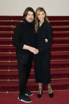 PFW - Stephane Rolland HC - Photocall NB Stephane Rolland, Ophelie Meunier attends the Schiaparelli Haute Couture Spring-Summer 2025 show as part of Paris Fashion Week on January 28 2025 in Paris, France. Photo by Nasser Berzane ABACAPRESS.COM Paris France  Copyright: xBerzanexNasser ABACAx