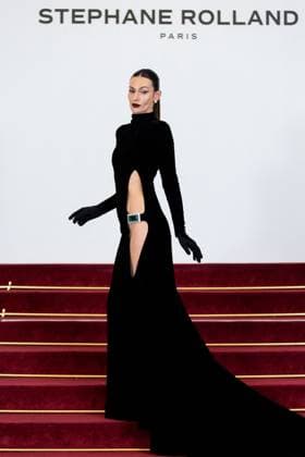 PFW - Stephane Rolland HC - Photocall NB Paola Turani attends the Schiaparelli Haute Couture Spring-Summer 2025 show as part of Paris Fashion Week on January 28 2025 in Paris, France. Photo by Nasser Berzane ABACAPRESS.COM Paris France  Copyright: xBerzanexNasser ABACAx